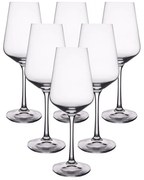 Crystalex SANDRA 6 db-os fehérboros pohárkészletSANDRA, 0,25 l, 250 ml