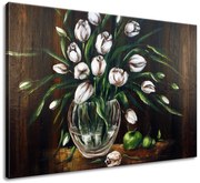 Gario Kézzel festett kép Festet tulipánok Méret: 100 x 70 cm