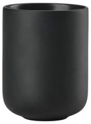 Fekete agyagkerámia fogkefetartó pohár Sensu – Zone