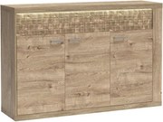 Natural N-8 komód, ribbeck tölgy, (LED-ek nélkül)
