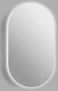 Viva AURA PINO 50 fürdőszoba tükör - érintőkapcsolóval - AMBIENT LED - OVÁLIS - ÁLLÓ - 50x90 cm