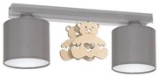 Milagro Gyerek mennyezeti lámpa BEAR 2xE27/60W/230V MI0551