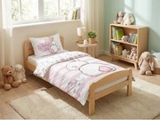 Pamut ágynemű babáknak BUNNY SWEET fehér Ágyneműhuzat mérete: 40 x 60 cm | 100 x 135 cm