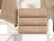 CLARYSSE ELEGANCE Törölköző 60x110 cm homokszínű, 100% pamut