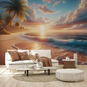 Fotótapéta - Naplemente a tengerparton (147x102 cm)