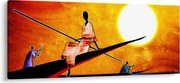 Egy korabeli ősi festmény képe (120x50 cm)