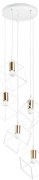 Ideal Lux Ideal Lux - Csillár zsinóron ICE 5xE27/60W/230V átm. 50 cm fehér ID237671
