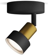 Philips - Spotlámpa CONDUIT 1xGU10/5W/230V fekete/réz