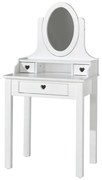 Amori fehér fésülködőasztal, magasság 136 cm - Vipack