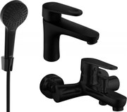 Mexen Kama R05 kád csaptelep szett, fekete - 72503R05-70