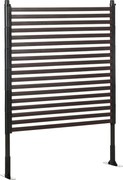 Outsunny moduláris fém kerti paraván — lábakkal vagy földcövekkel, 93 x 22 x 124 cm | Aosom