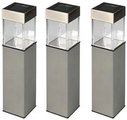 Grundig 90048 - KÉSZLET 3x Napelemes lámpa LED/5,5x28cm 1xAAA 600 mAh