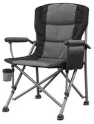 Leziter Comfort Plus karfás horgász szék pohártartóval szürke