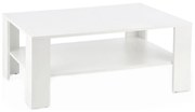 Kávésasztal KWADRO 53x110 cm fehér