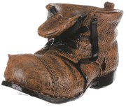 Cipő virágtartó, 21 x 11 x 11 cm, polirezin
