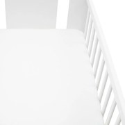 Jersey lepedő kiságyba New Baby 120x60 white