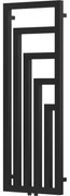 Mexen Alaska dekoratív radiátor 1216 x 440 mm, 542 W, fekete - W205-1216-440-00-70
