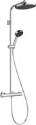 Zuhanyrendszer Hansgrohe Activera S termosztatikus csapteleppel króm 28078000