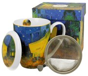 Porcelán bögre szűrővel 380 ml Van Gogh Kávéház éjjel