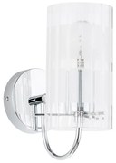 Italux ITALUX MBM1957-1 - Fali lámpa MAX 1xE27/60W/230V króm IT0576