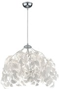 Pendant Leavy fehér függőlámpa, magasság 150 cm - Trio
