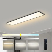 Brilagi - fényerőszabályozható LED lámpatest SLIMFRAME LED/58W/230V 120x30 cm fekete + távirányító