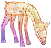 Twinkly TW3RD140SPP-TEU - LED RGBW Dimmelhető kültéri rénszarvas 160xLED IP44 Wi-Fi