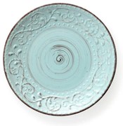 Serendipity türkizkék agyagkerámia tányér, ⌀ 27,5 cm - Brandani