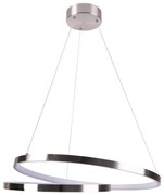 LED Csillár zsinóron ZEFIRA LED/40W/230V 4000K átm. 50 cm króm