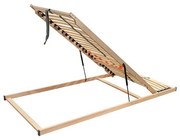 Rugalmas rácsos ágyalap dugattyús billentős lábakkal LOEN 200x90 cm