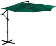 STILISTA Kerti napernyő 330 x 249 cm zöld