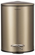 Bronzszínű acél pedálos szemetes 3 l Tubo – Blomus