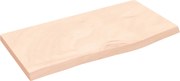 vidaXL kezeletlen tömör tölgyfa fali polc 60x30x(2-4) cm