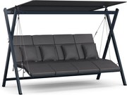 Blumfeldt FlexiSwing, hollywoodi hinta, 4 üléses, állítható háttámla, napellenző, időjárásálló