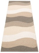 Barna-bézs kültéri-beltéri futószőnyeg 70x200 cm Urvi Earth – Pappelina