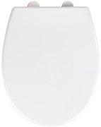 WENKO 24571100-WC VORNO NEO WC-ülőke 46x37 cm fehér/ezüst
