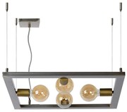 Lucide 73403/04/18 - Csillár zsinóron THOR 4xE27/60W/230V
