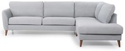 Oslo világosszürke sarokkanapé, jobb oldali - Scandic