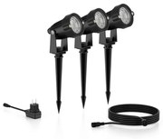 Philips Philips - KÉSZLET 3x LED Kültéri spotlámpa CASPER LED/1,5W/24/230V IP44 P6032