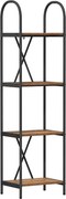 vidaXL Könyvespolc Öreg fa 40 x 30 x 146 cm Faanyag