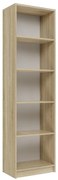 R50 polcos szekrény, könyvtartó, sonoma