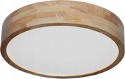 Fából készült kerek plafon mennyezeti lámpa változtatható színű Led 24W Norton Italux