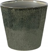 Rina zöld dekoratív virágtartó fedél XL 19x18 cm