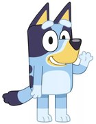 Bluey formapárna, díszpárna 21x31 cm