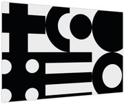 Kép - Geometriai absztrakció N⁰3 (90x60 cm)