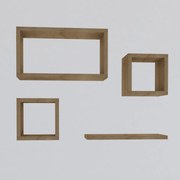 Babi Sapphire Oak polc, 4 db