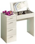 Belina fésülködőasztal, fehér, 90 x 42 x 83 cm