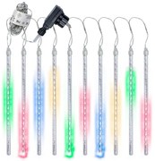 NEXOS Karácsonyi LED világítás hulló hó 180 LED színes