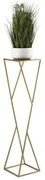 LOFT virágtartó állvány 100x23,5 cm arany színben