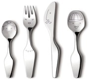 Gyermek evőeszköz készlet Twist family, 4 db - Georg Jensen
